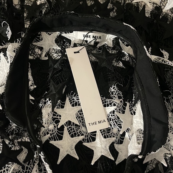 NO LONGER LOVERS STAR DRESS ASILIO INSPIRED BLACK AND WHITE STAR DRESS Size M - Picture 11 of 16